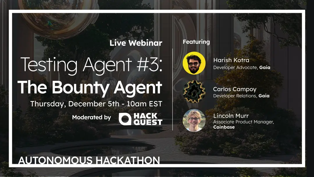 Gaia Autonomous Hackathon AMA Testing Agent #3 — Bounty Distribution 