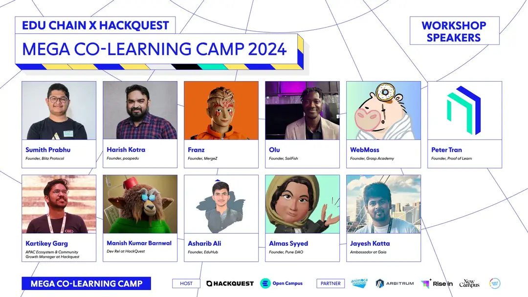 HackQuest x EDU Chain Mega Co-learning Camp