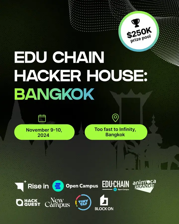 Rise In x HackQuest x NewCampus EDU Chain Hacker House: Bangkok (Devcon 2024) - Bangkok, Thailand