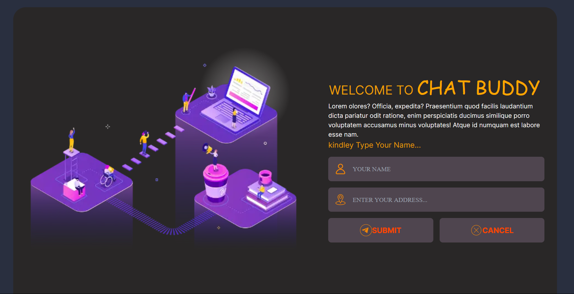 Blockchain Whatsup Application - HackQuest