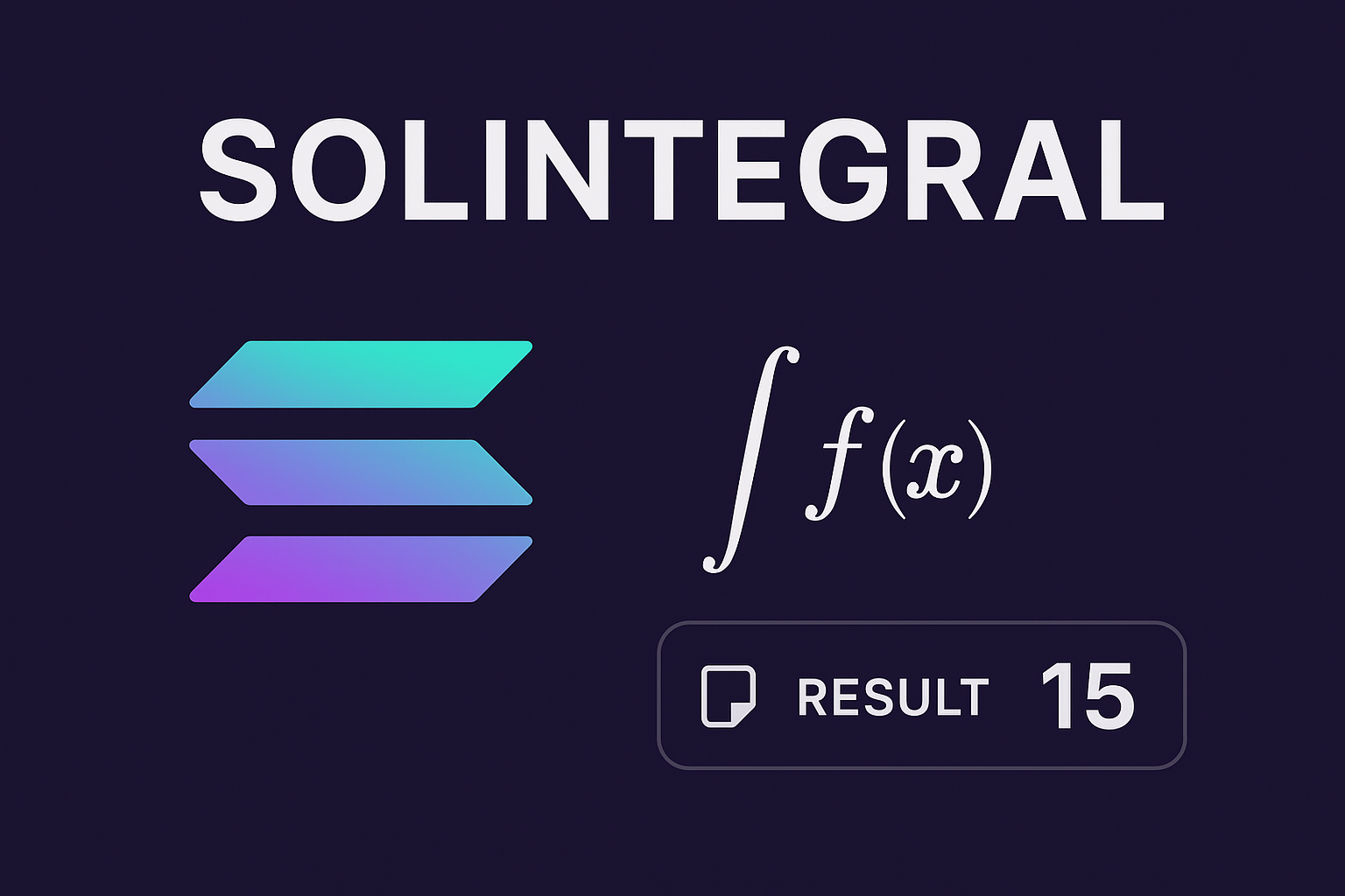Solana Integral - HackQuest